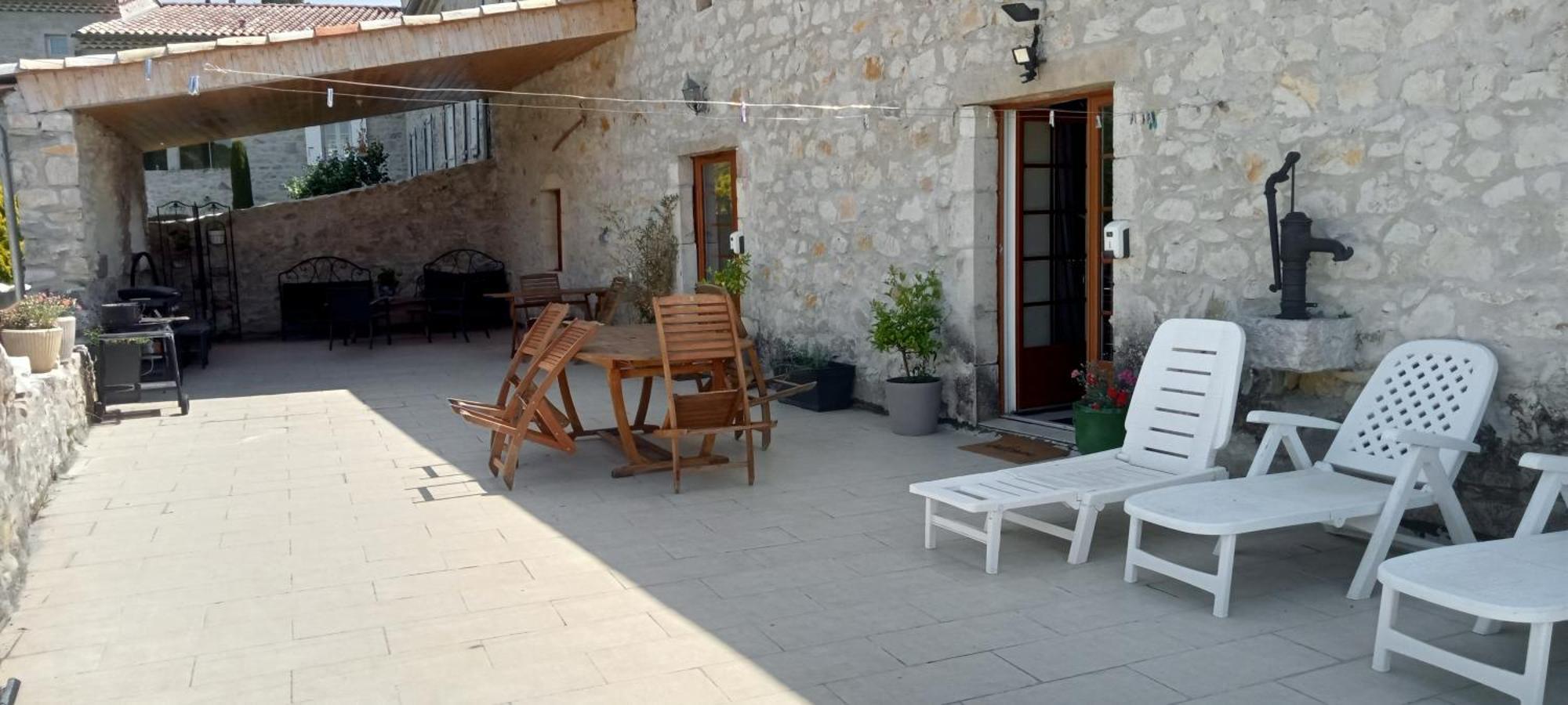 La Dame Blanche Bed and Breakfast Saint-Maurice-dʼIbie Buitenkant foto