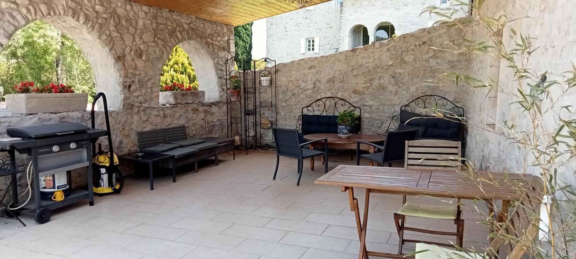 La Dame Blanche Bed and Breakfast Saint-Maurice-dʼIbie Buitenkant foto