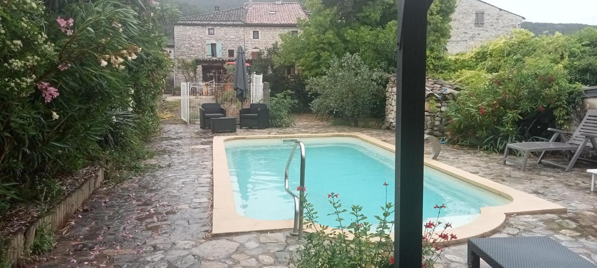 La Dame Blanche Bed and Breakfast Saint-Maurice-dʼIbie Buitenkant foto